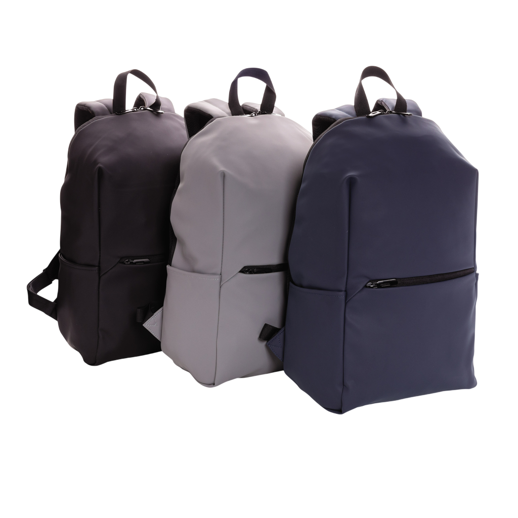 Smooth PU 15.6"laptop backpack