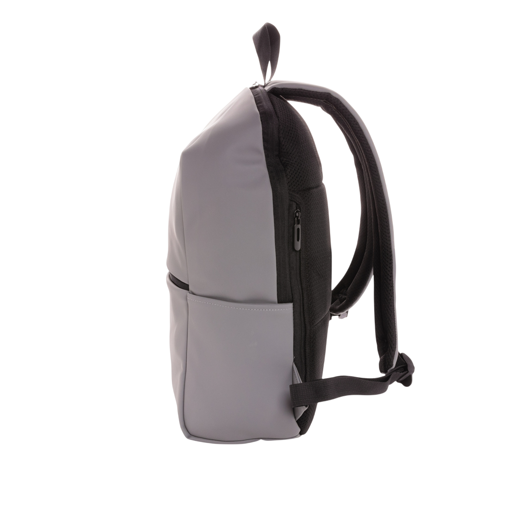 Smooth PU 15.6"laptop backpack