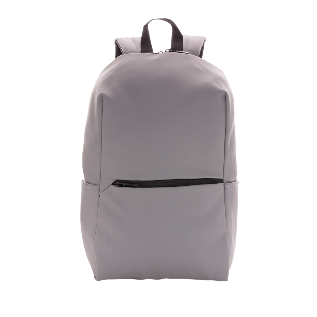 Smooth PU 15.6"laptop backpack