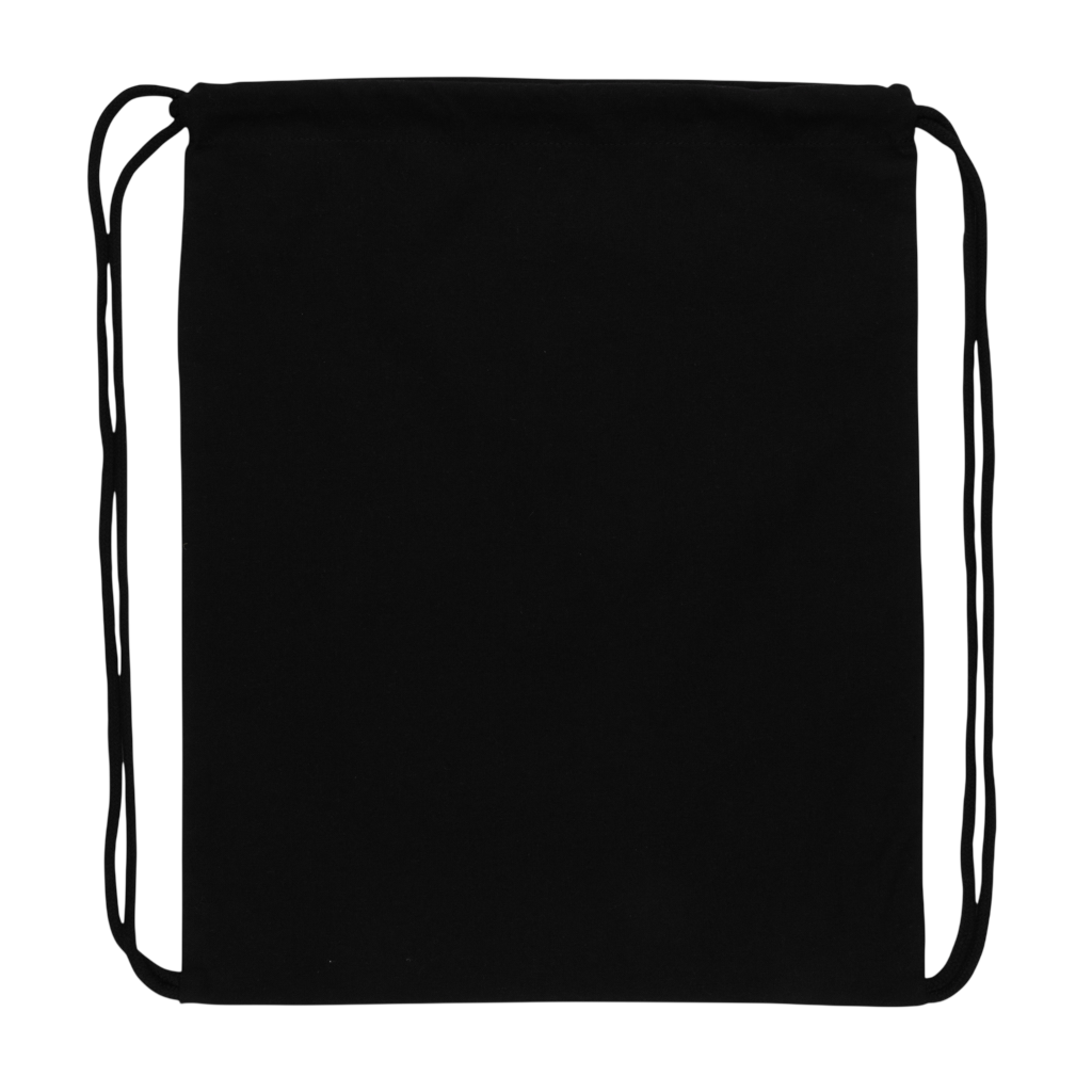 Impact AWARE™ recycled cotton drawstring backpack 145g