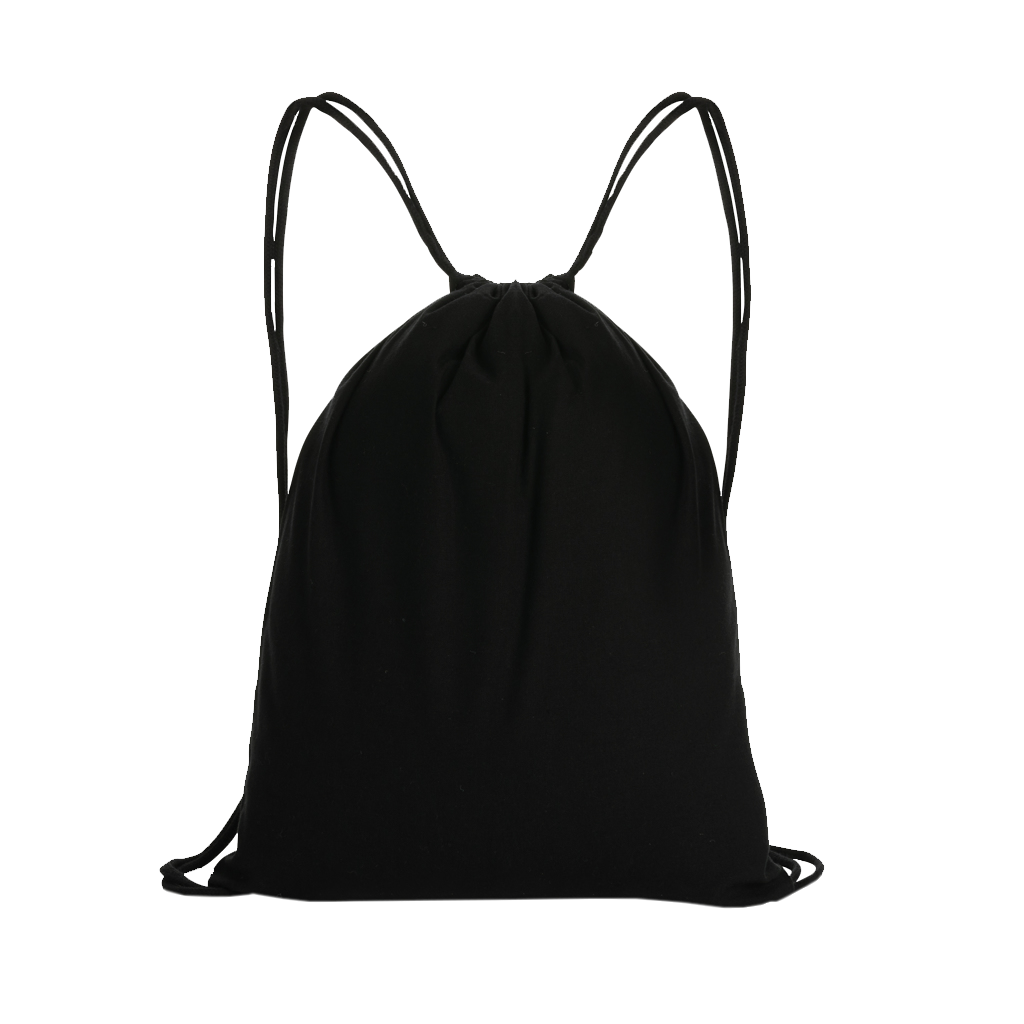 Impact AWARE™ recycled cotton drawstring backpack 145g