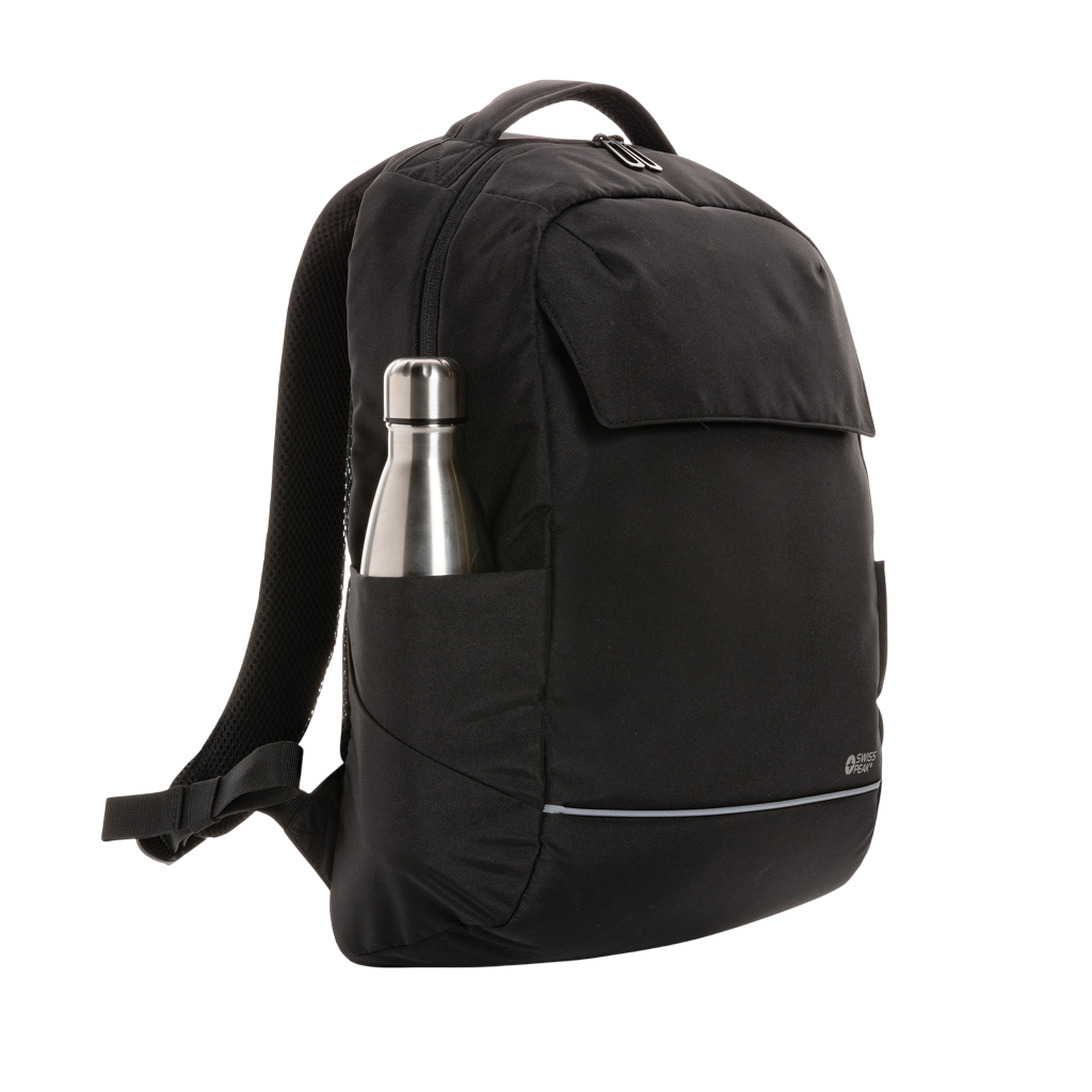 Swiss Peak Brooke AWARE™ RPET daily 15.6" laptop backpack