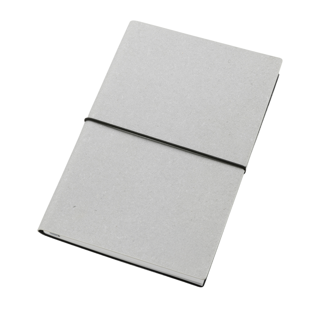 A5 GRS recycled leather notebook