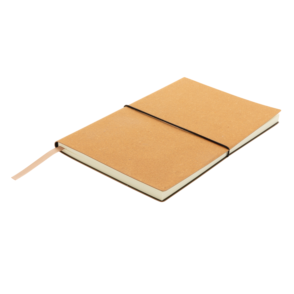 A5 GRS recycled leather notebook