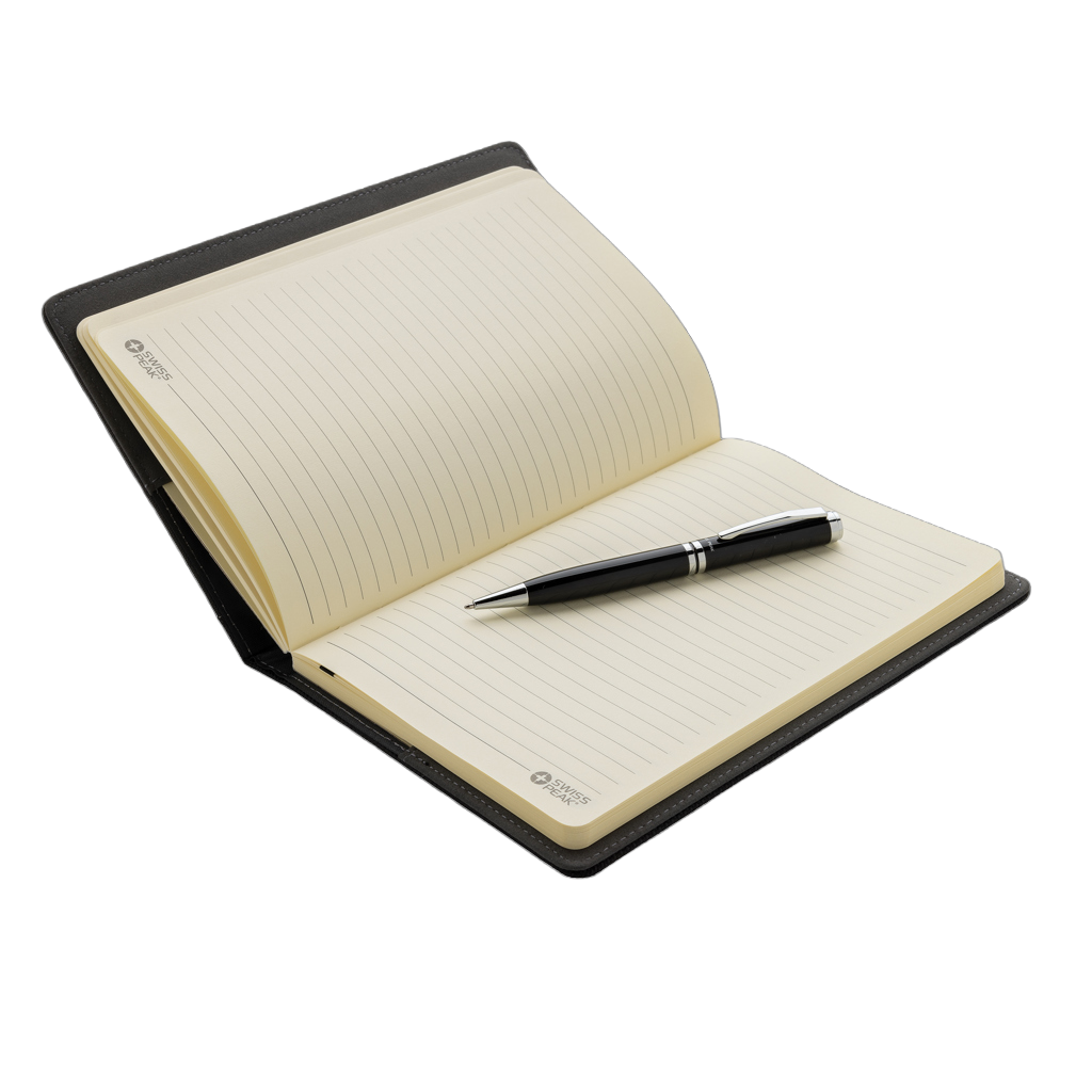 Refillable notebook and pen set