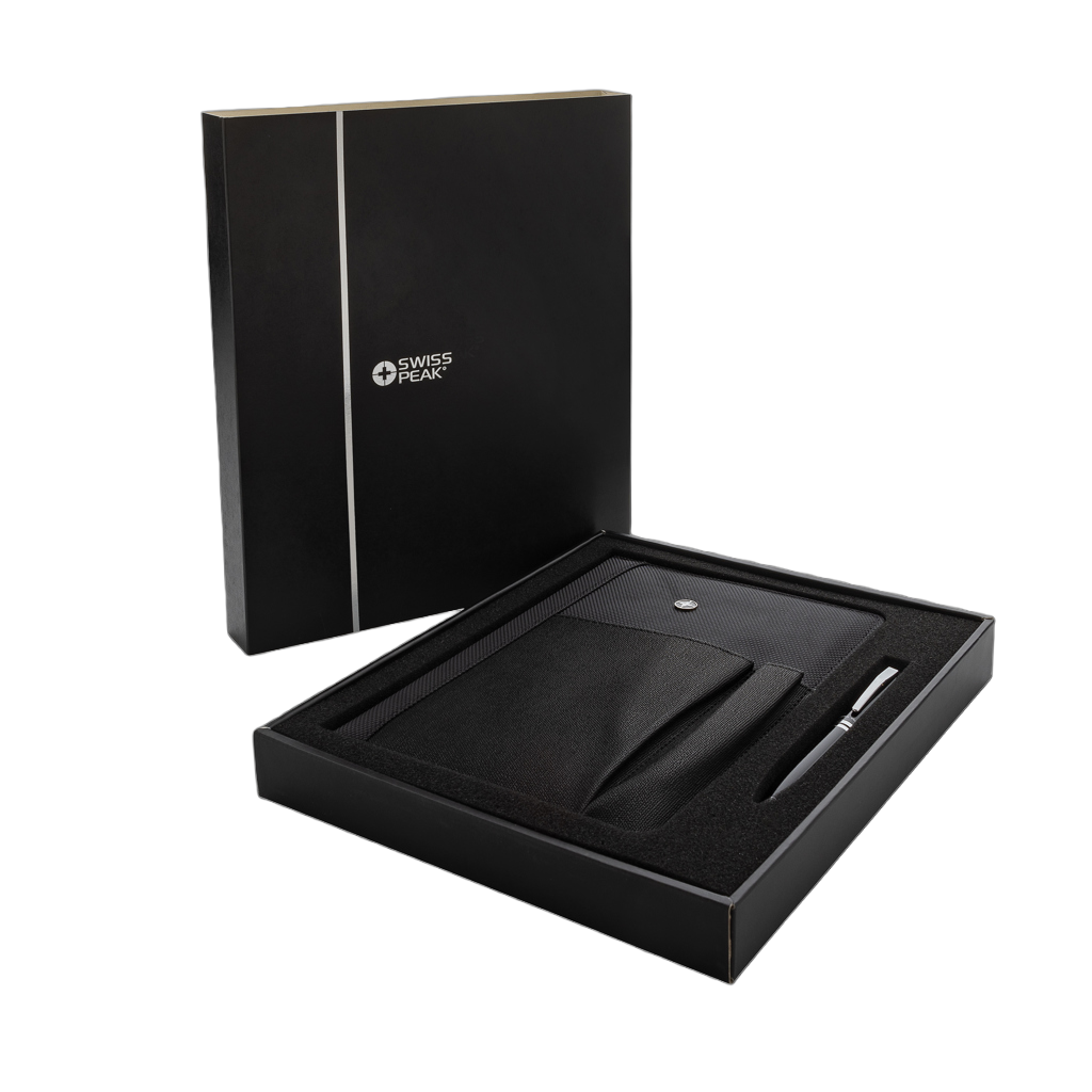 Refillable notebook and pen set
