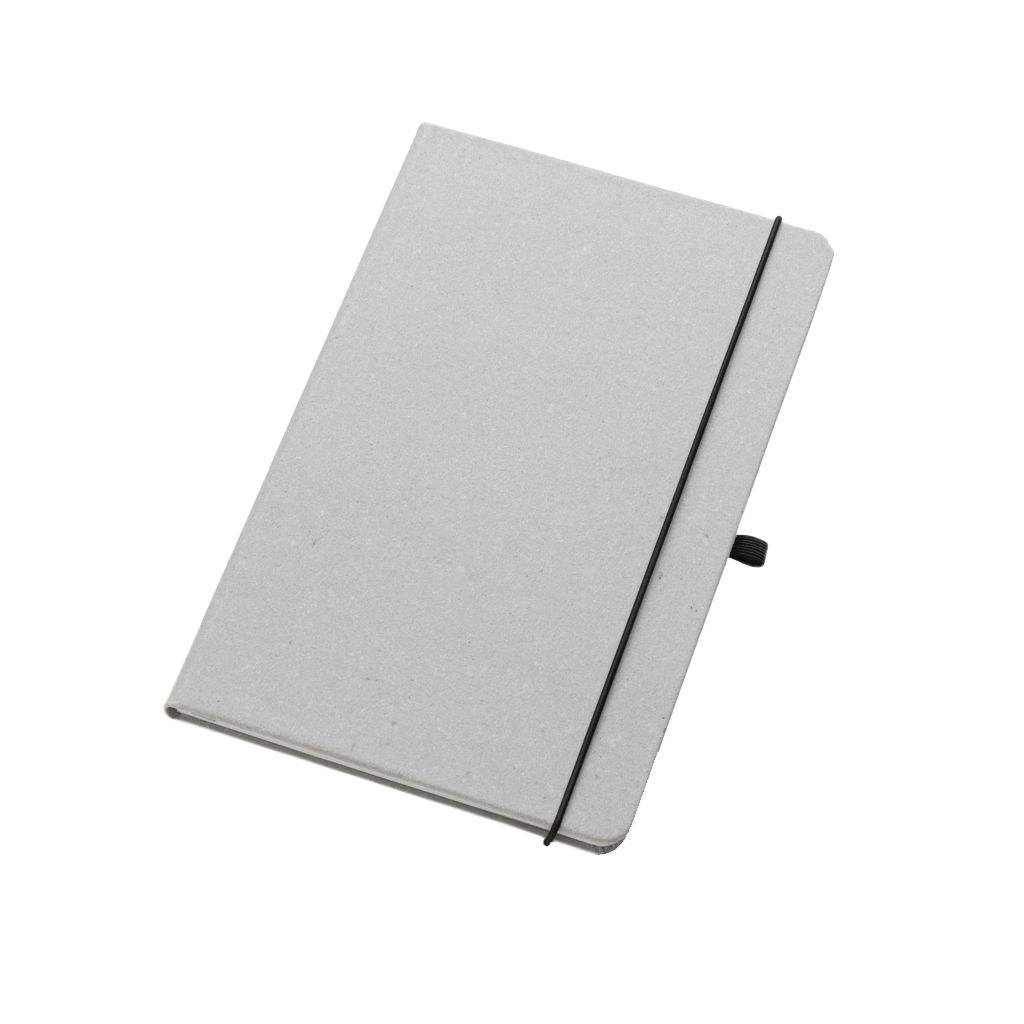 GRS Recycled leather hardcover notebook A5