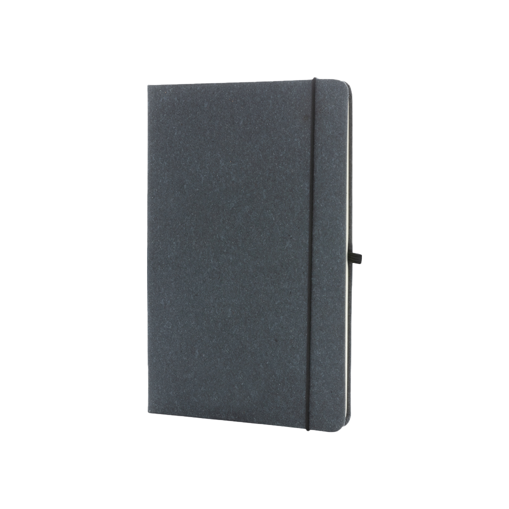GRS Recycled leather hardcover notebook A5