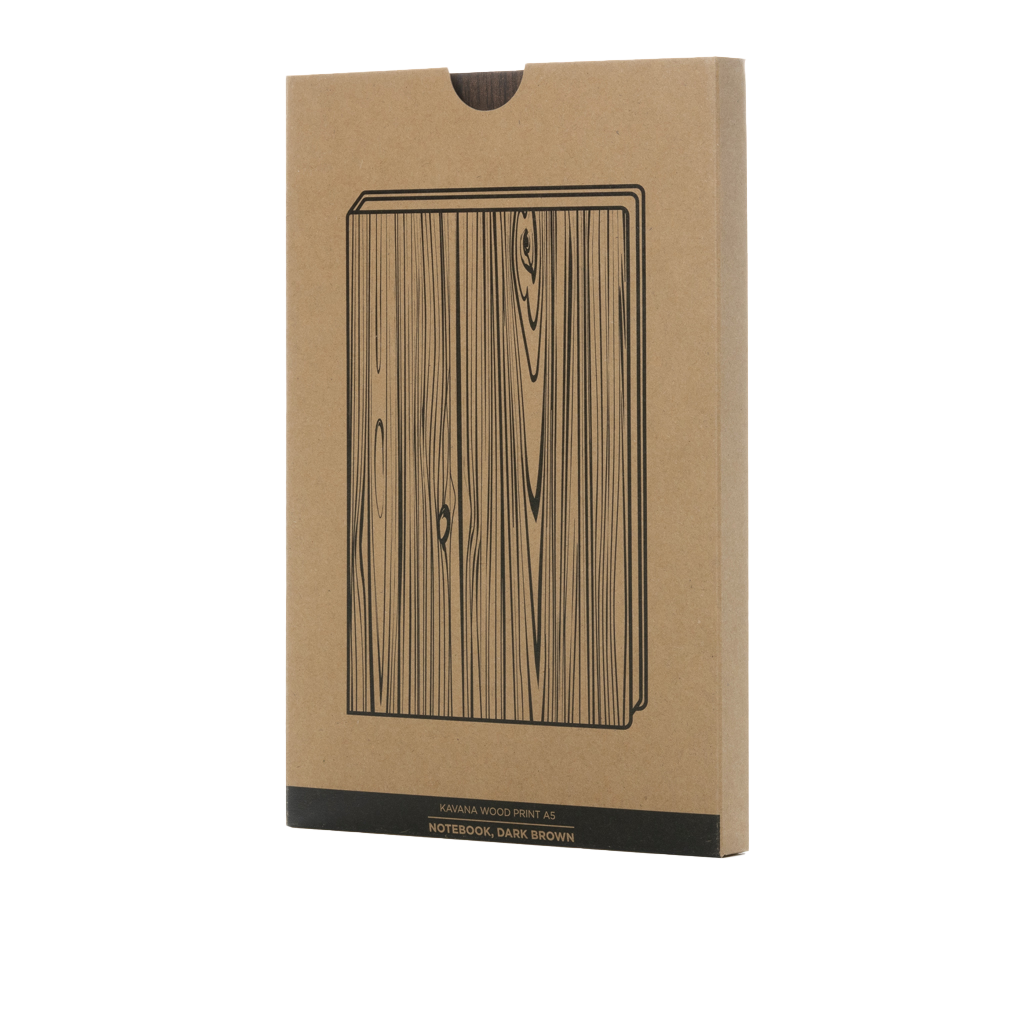 Kavana wood print A5 notebook