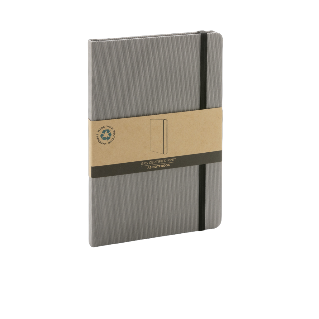 GRS certified RPET A5 notebook