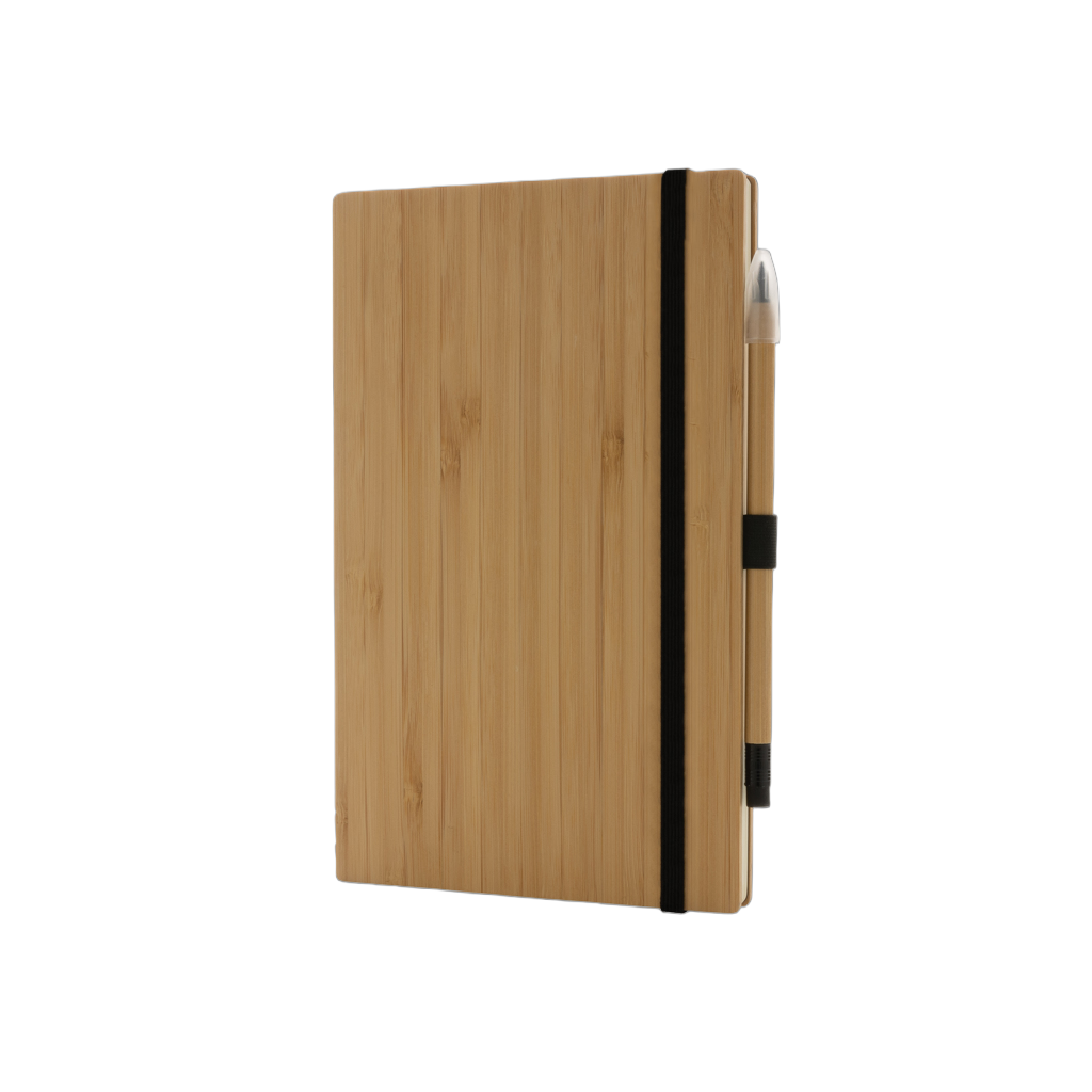 Bamboo notebook and infinity pencil set