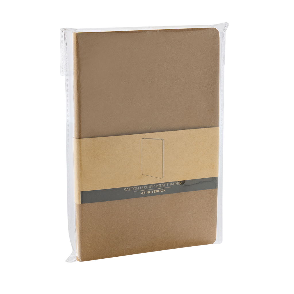 Salton A5 GRS certified recycled paper notebook