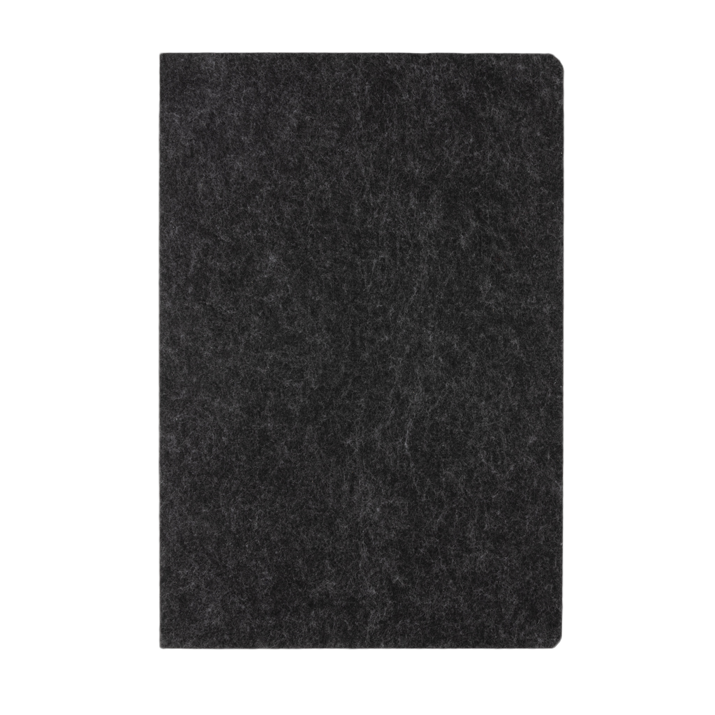 Phrase GRS certified recycled felt A5 notebook