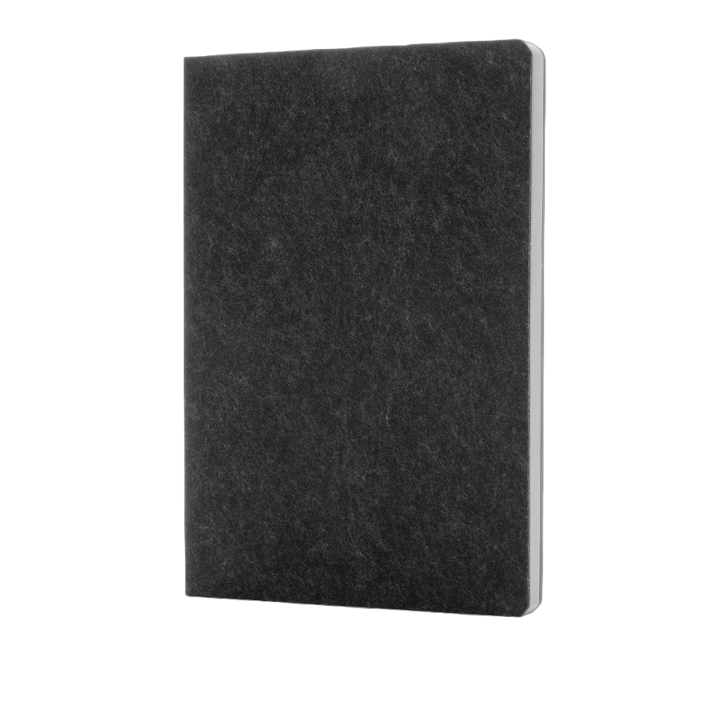 Phrase GRS certified recycled felt A5 notebook