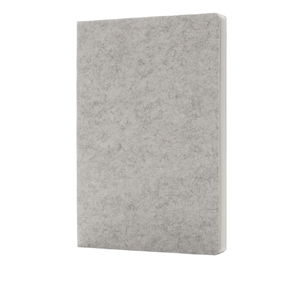Phrase GRS certified recycled felt A5 notebook