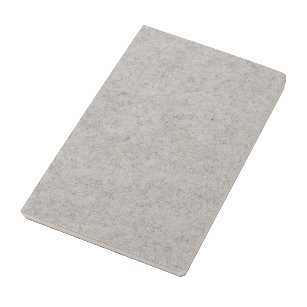 Phrase GRS certified recycled felt A5 notebook
