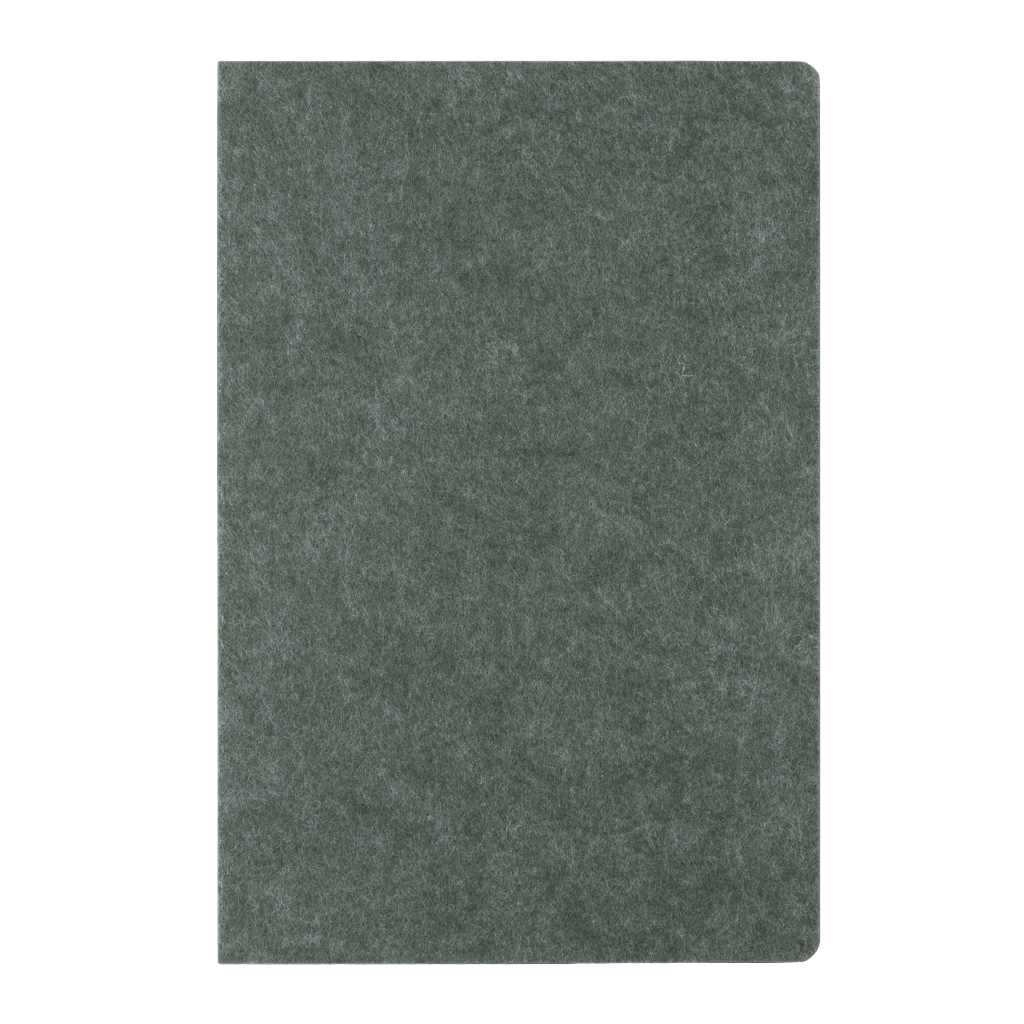Phrase GRS certified recycled felt A5 notebook