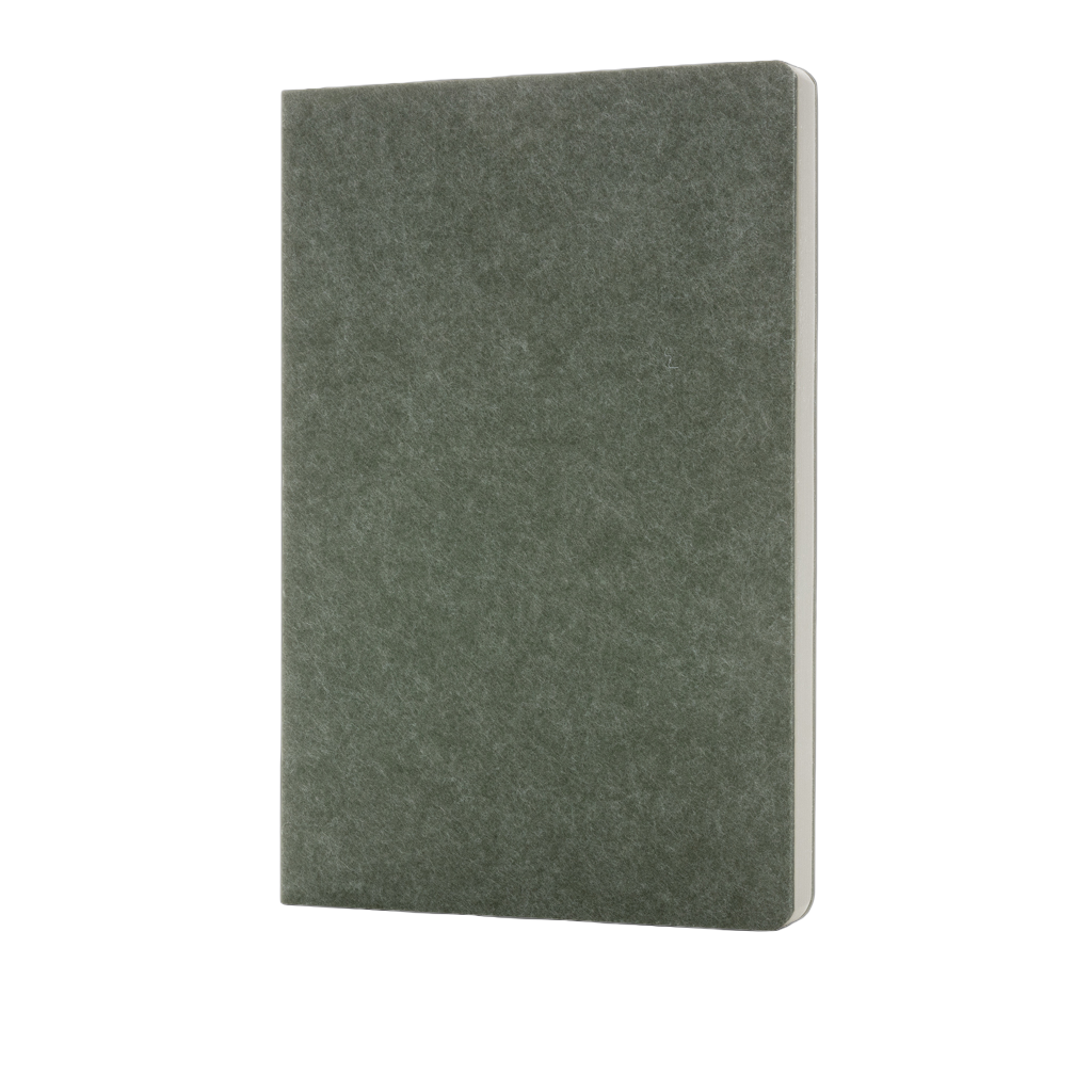Phrase GRS certified recycled felt A5 notebook