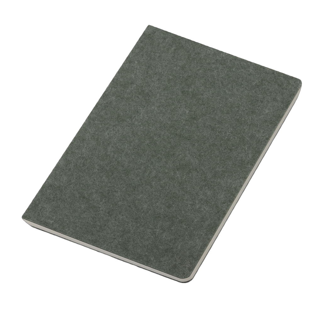 Phrase GRS certified recycled felt A5 notebook
