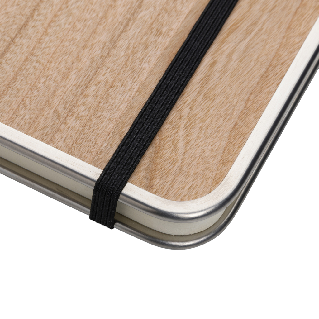 Treeline A5 wooden cover deluxe notebook