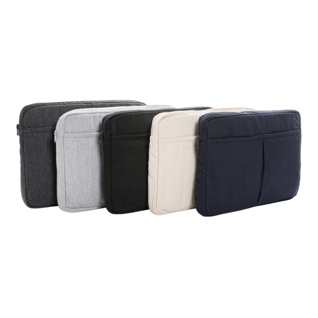 Laluka AWARE™ recycled cotton 15.6 inch laptop sleeve