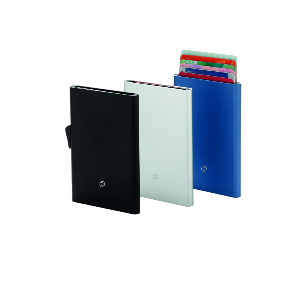 C-Secure aluminium RFID card holder