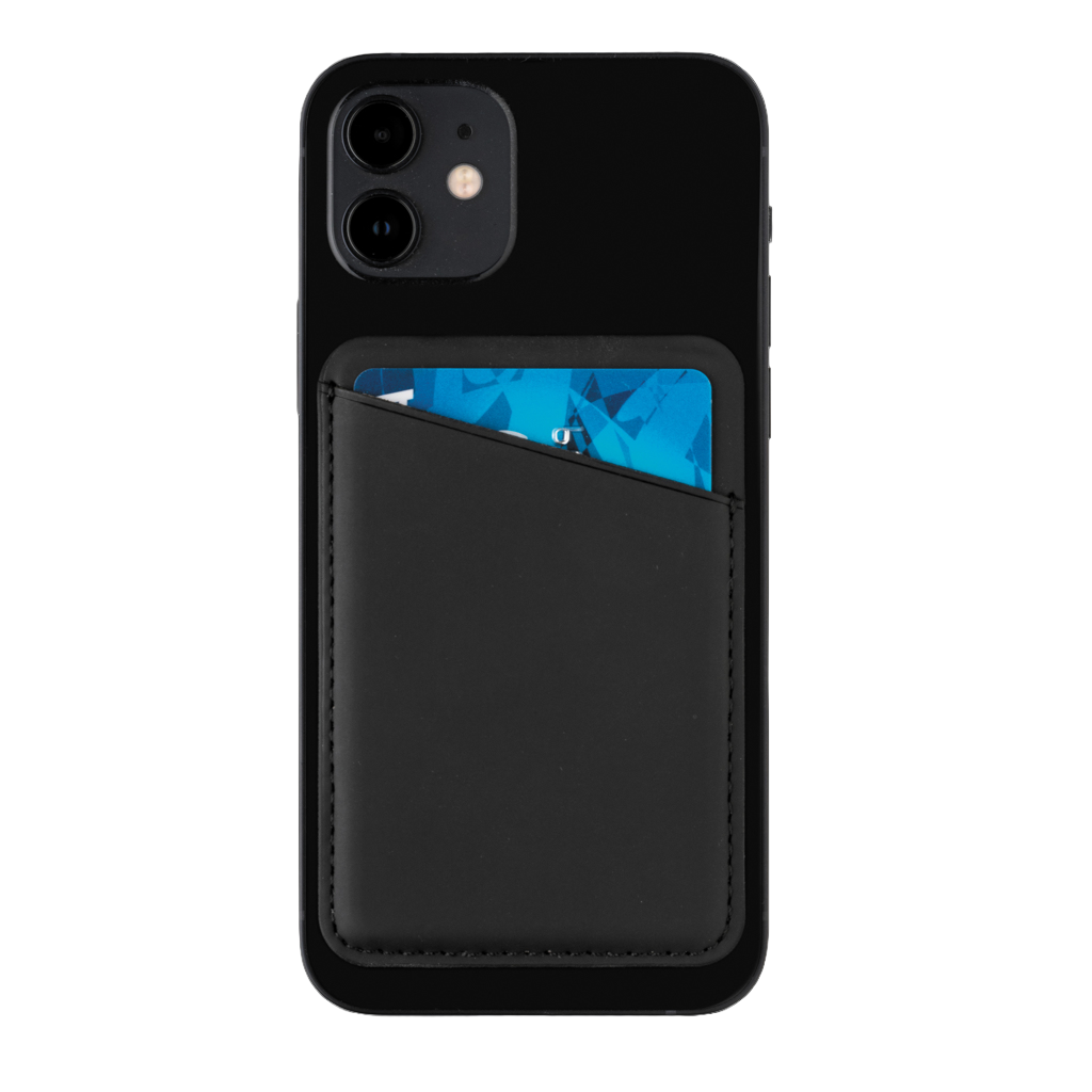 Magnetic phone card holder