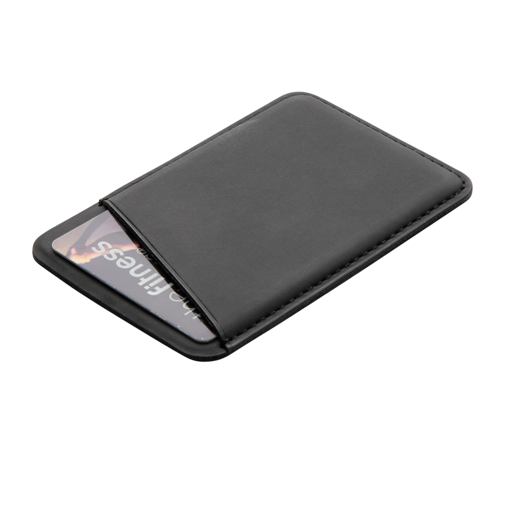 Magnetic phone card holder