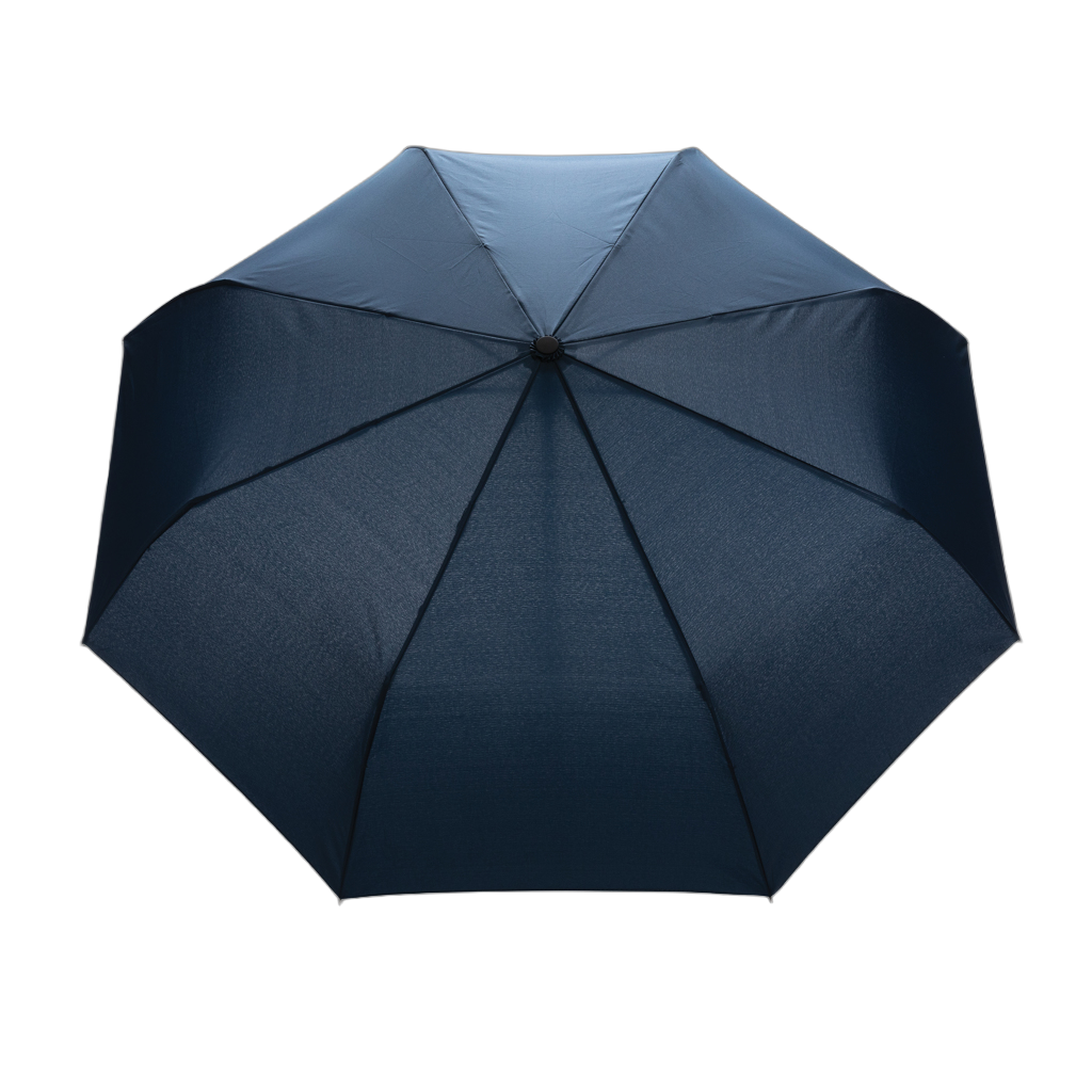 21" Impact AWARE™ RPET 190T bamboo auto open/close umbrella