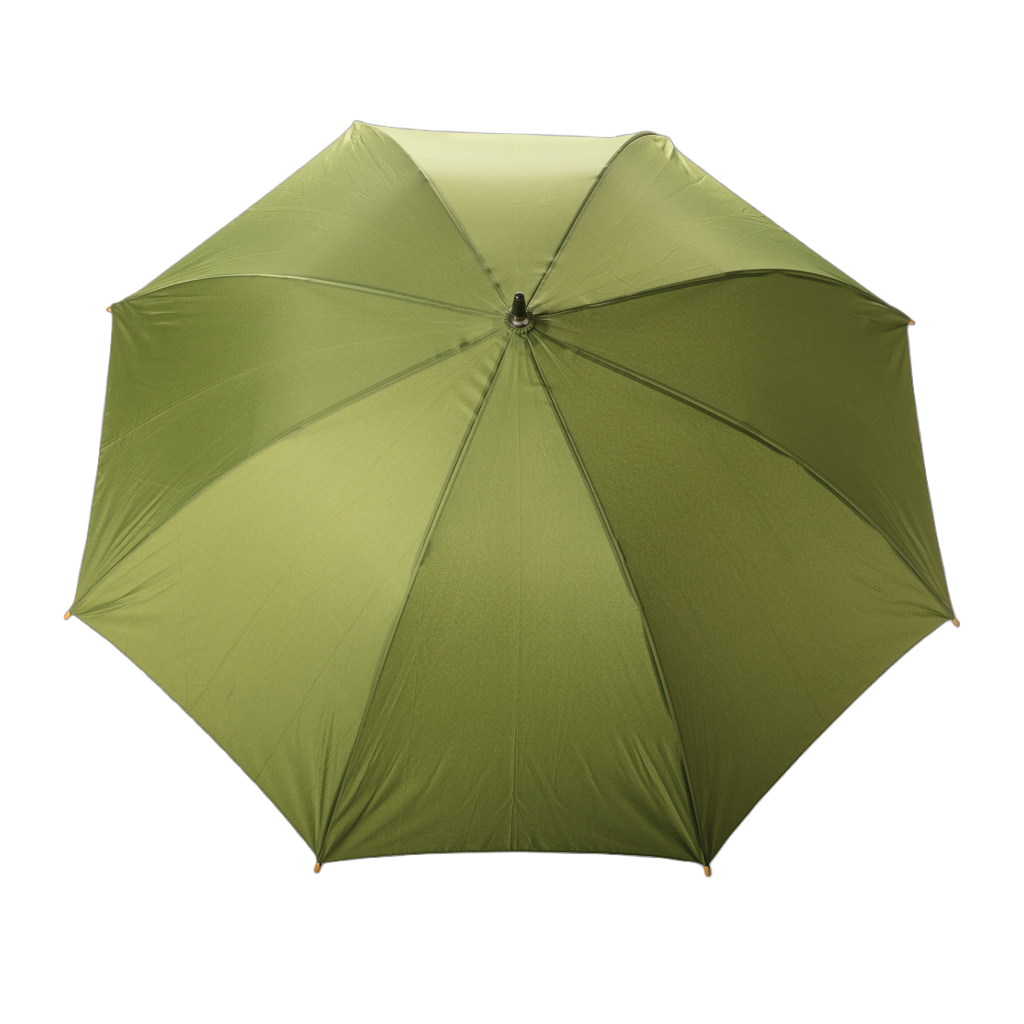 23" Impact AWARE™ RPET 190T auto open bamboo umbrella