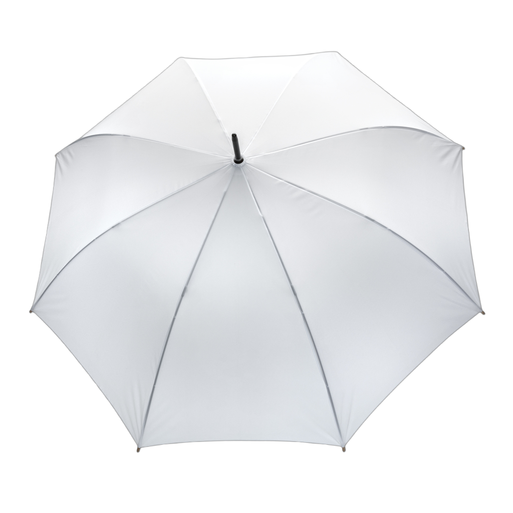 27" Impact AWARE™ RPET 190T auto open bamboo umbrella
