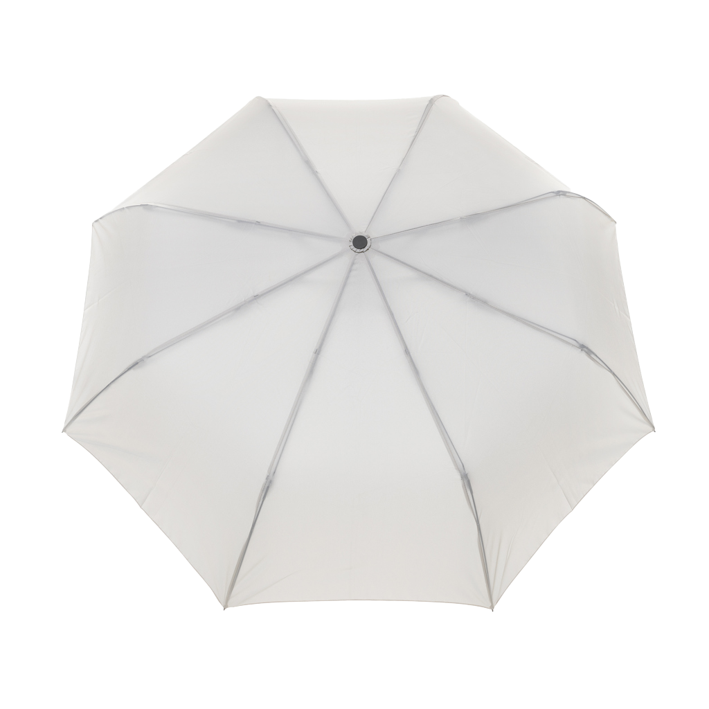 Kaycey 21" AWARE™ RPET Acacia wood mini auto open umbrella