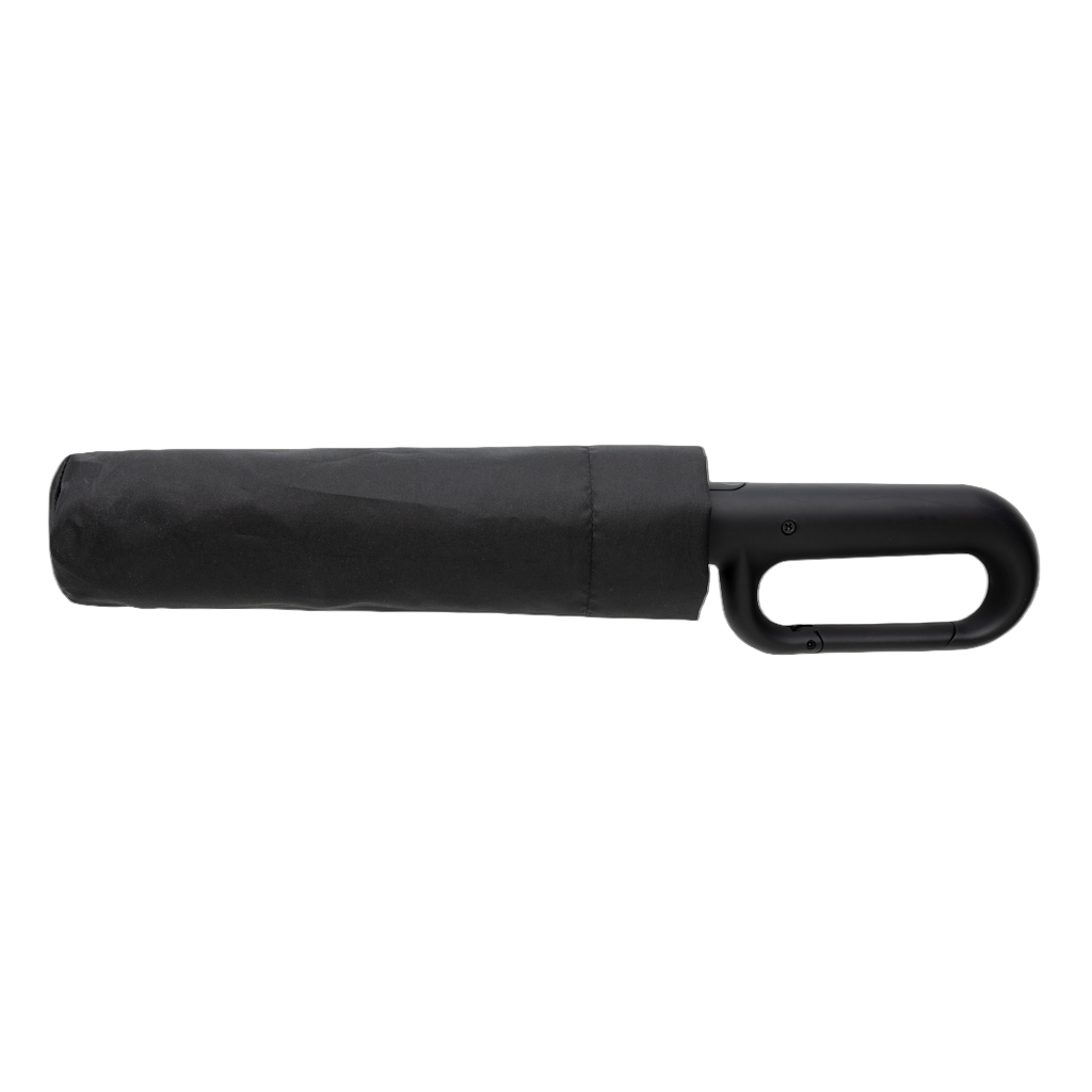 Yara 21" AWARE™ RPET solid colour umbrella with carabiner