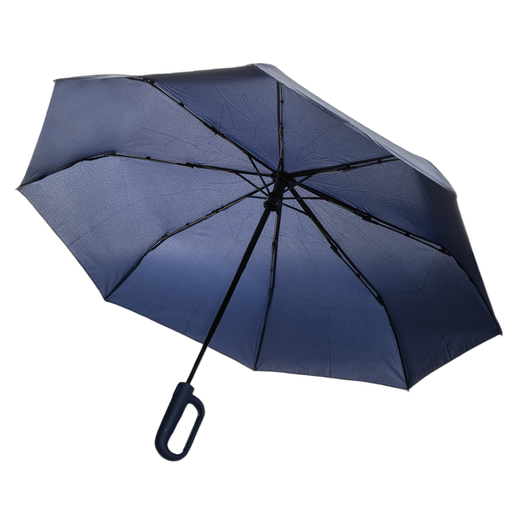 Yara 21" AWARE™ RPET solid colour umbrella with carabiner
