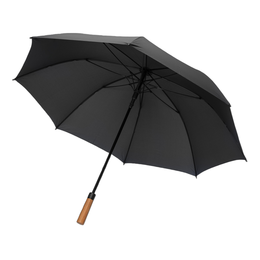 Tony AWARE™ RPET 30 inch acacia auto open umbrella