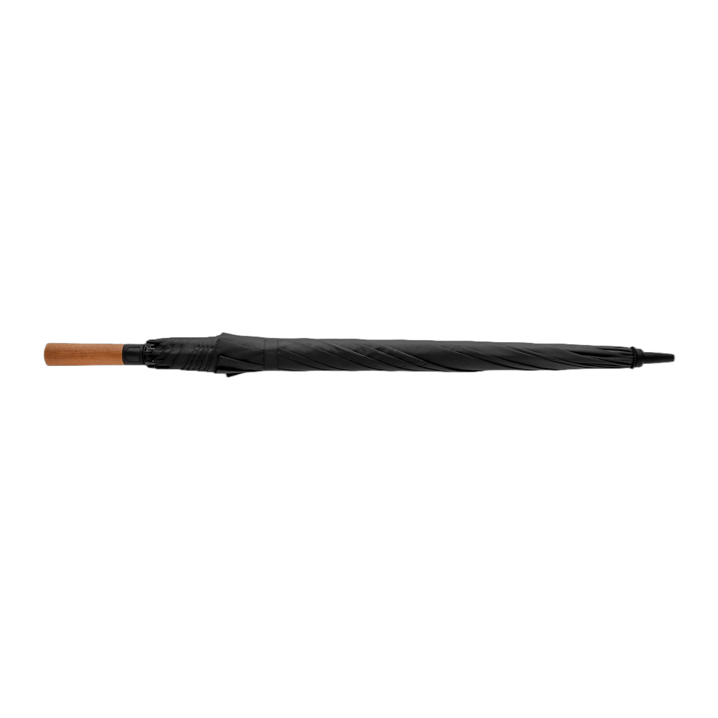 Tony AWARE™ RPET 30 inch acacia auto open umbrella
