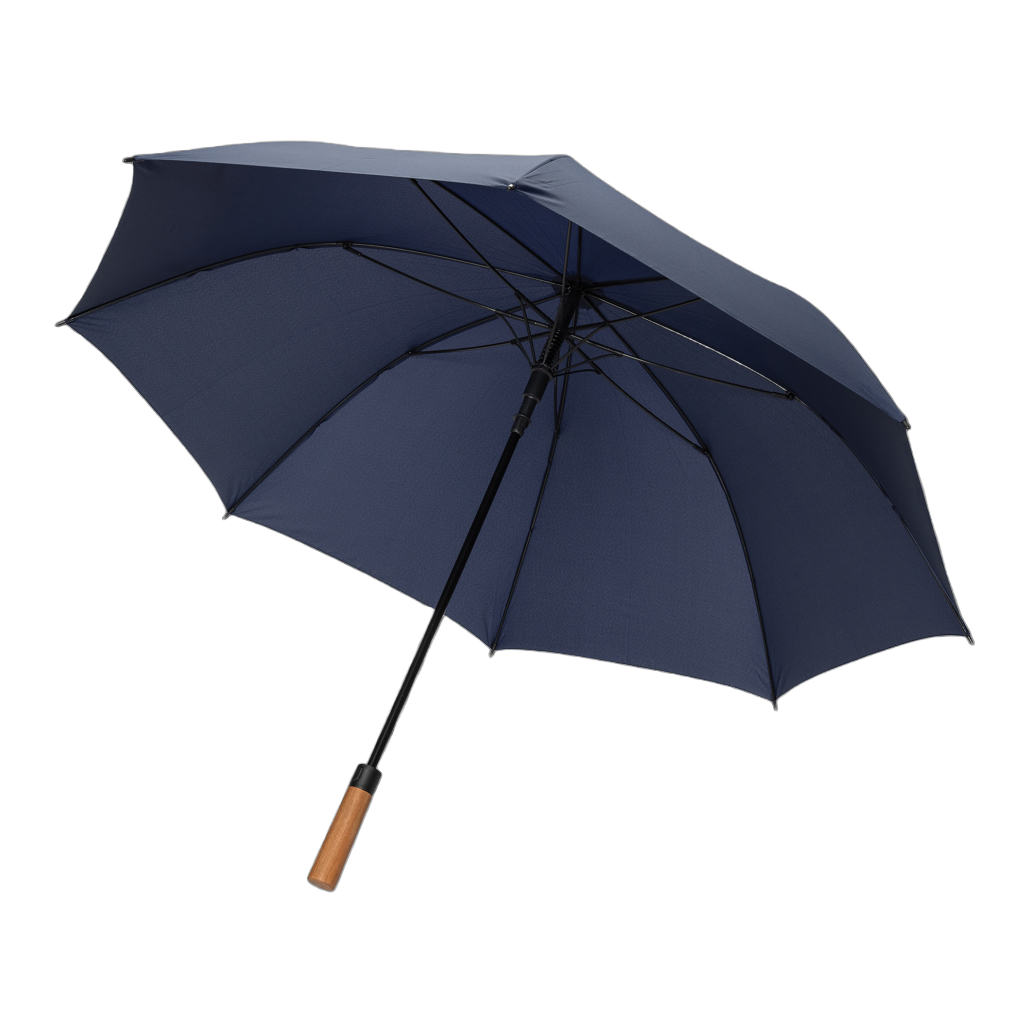 Tony AWARE™ RPET 30 inch acacia auto open umbrella