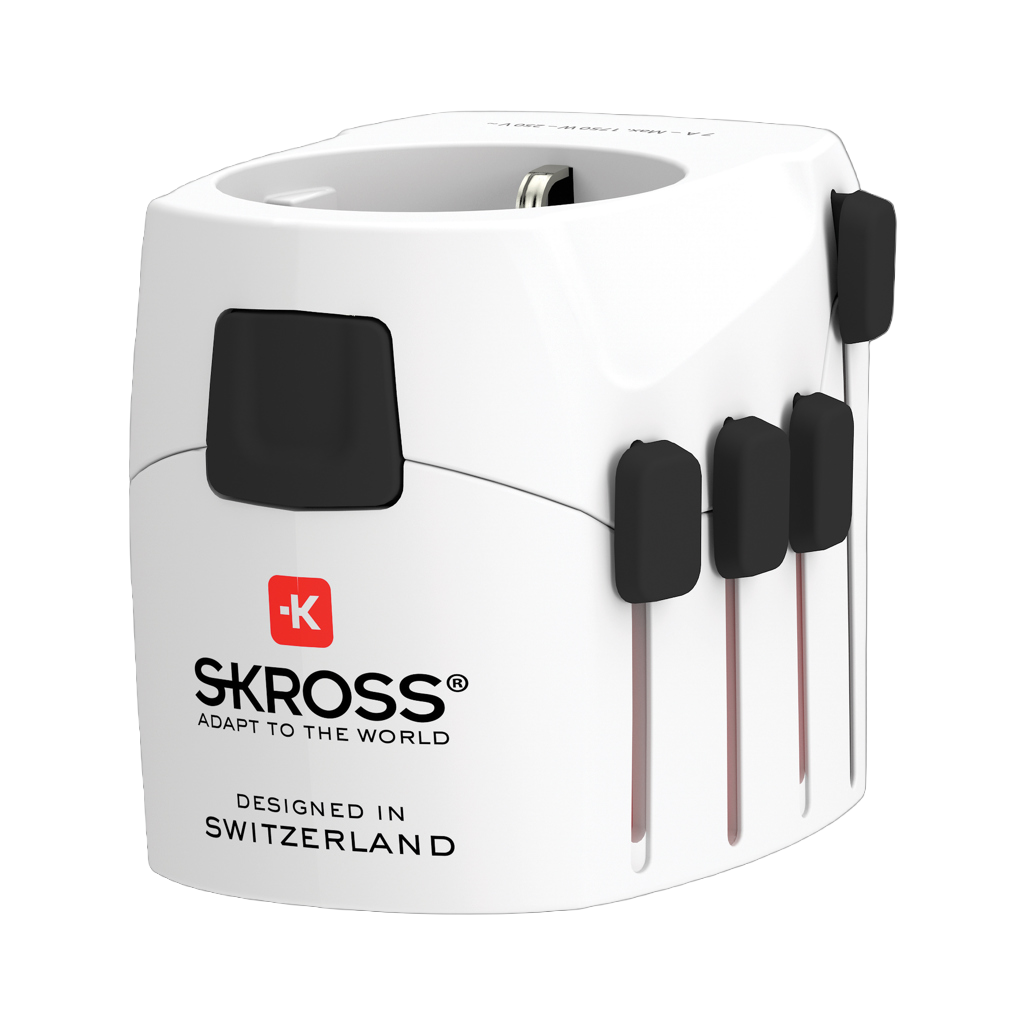 SKROSS Pro 3-Pole World Travel Adapter