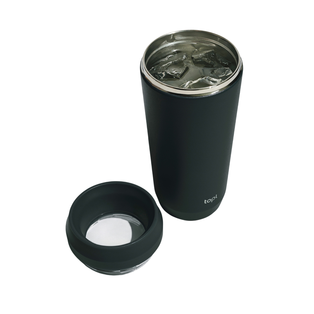 Topl Recycled Steel To Go Tumbler Patented 360 Lid 354ml