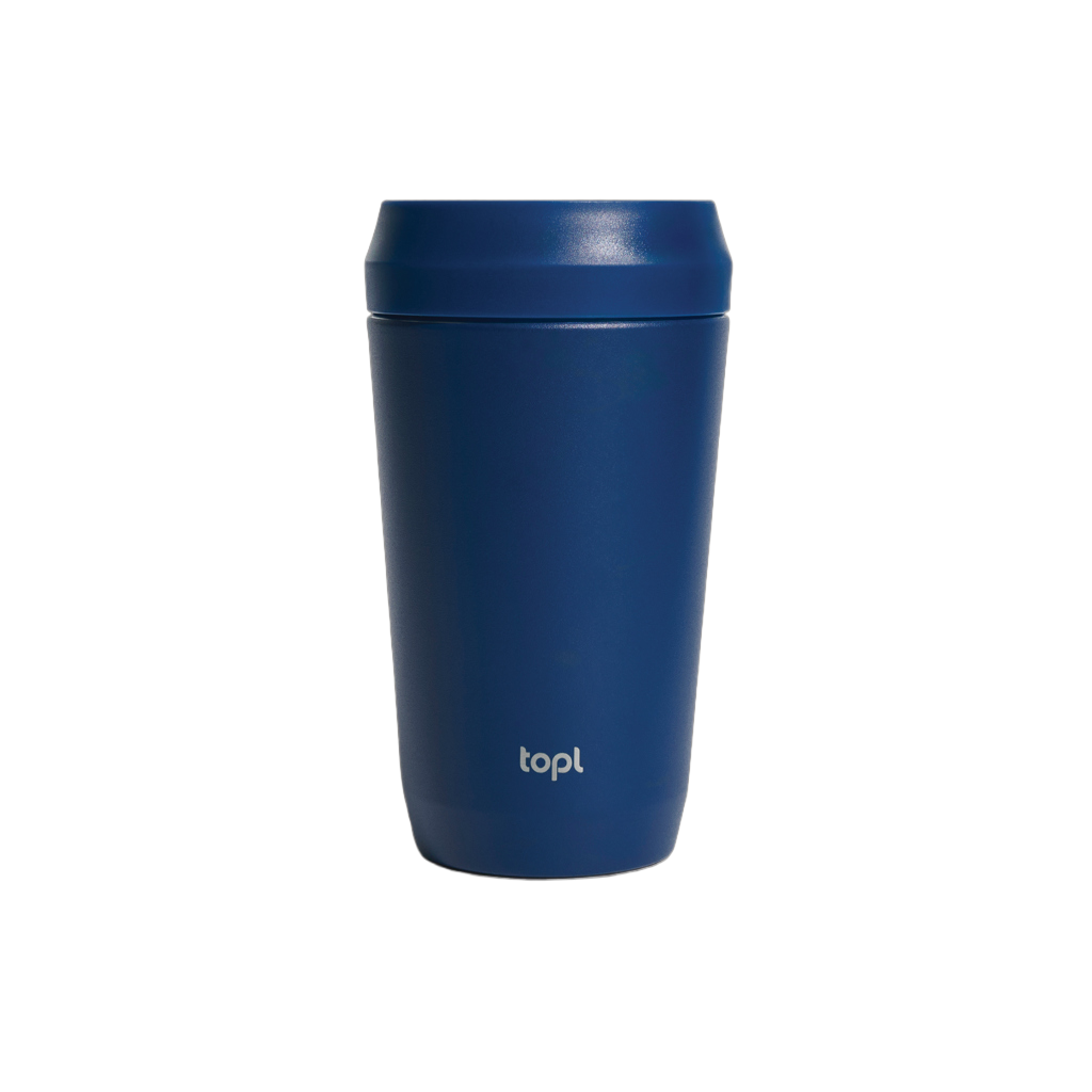 Topl Recycled Steel To Go Tumbler Patented 360 Lid 354ml