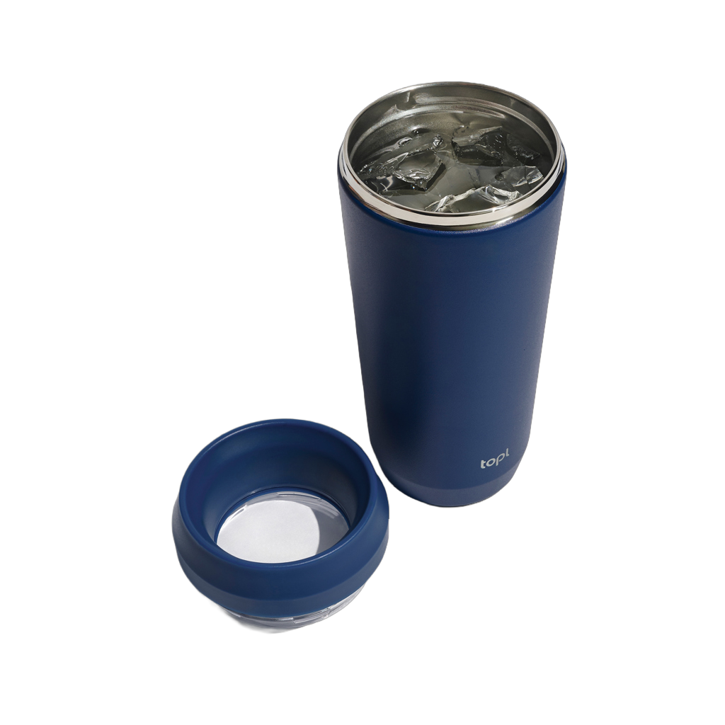 Topl Recycled Steel To Go Tumbler Patented 360 Lid 354ml
