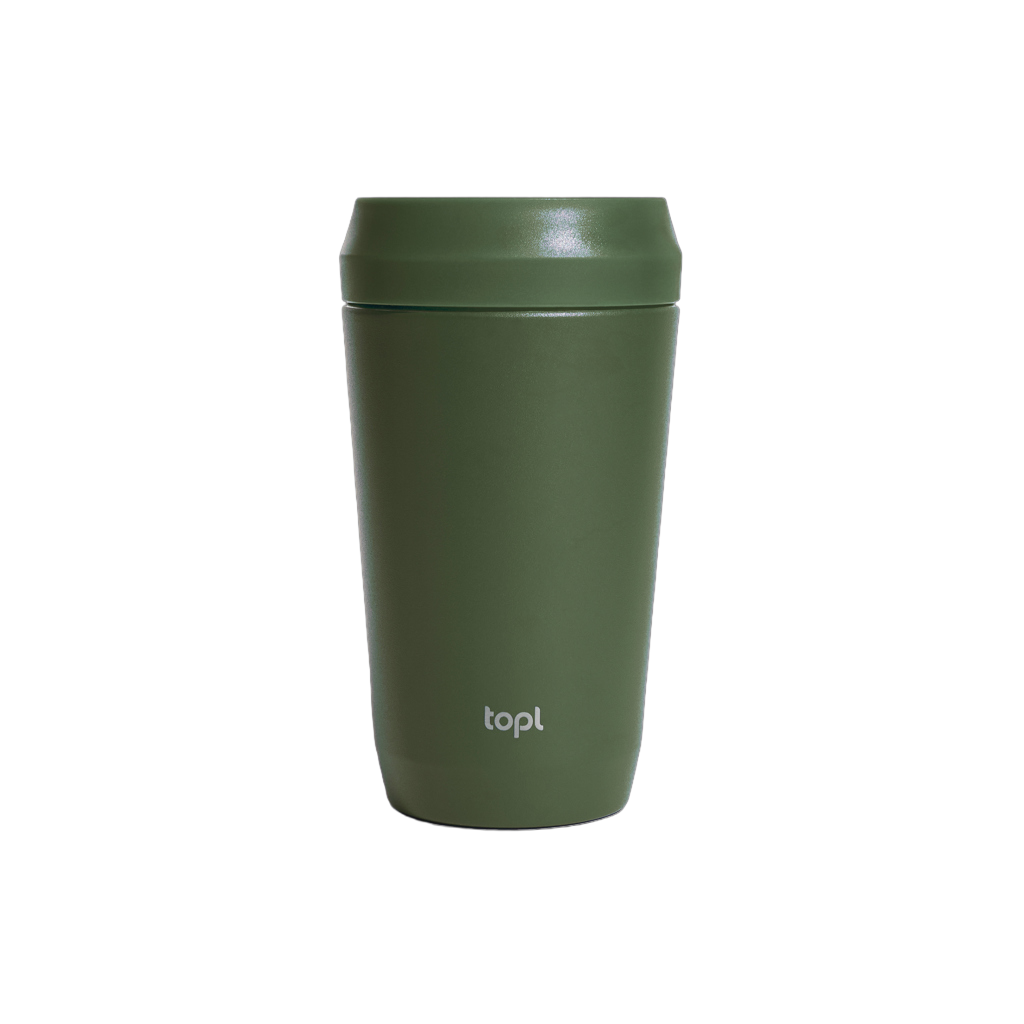 Topl Recycled Steel To Go Tumbler Patented 360 Lid 354ml