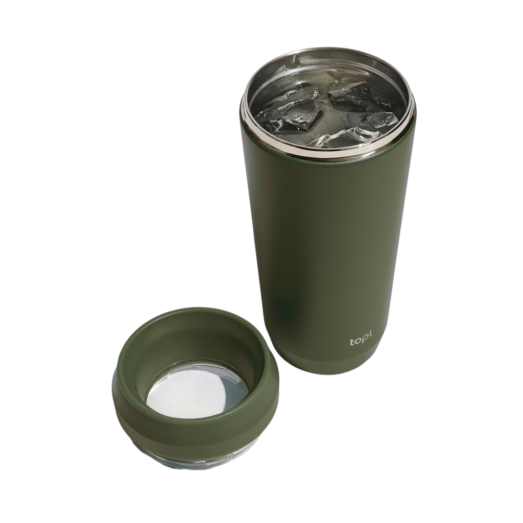 Topl Recycled Steel To Go Tumbler Patented 360 Lid 354ml