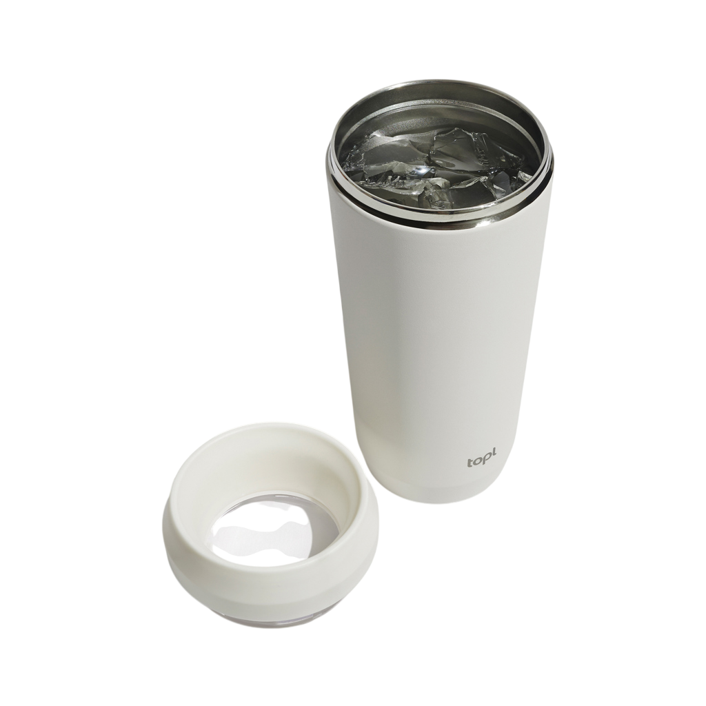 Topl Recycled Steel To Go Tumbler Patented 360 Lid 354ml