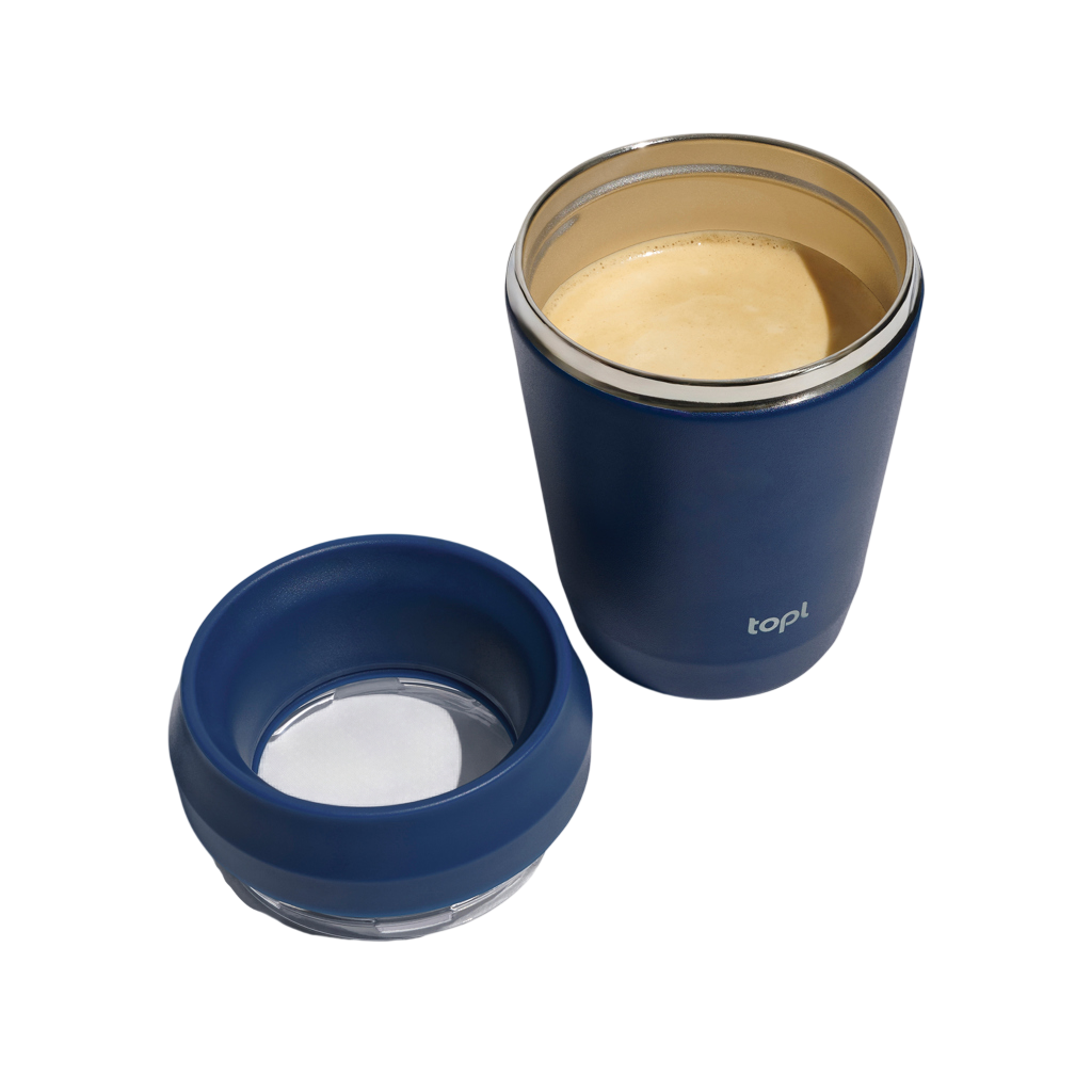 Topl Recycled Steel To Go Tumbler Patented 360 Lid 235ml