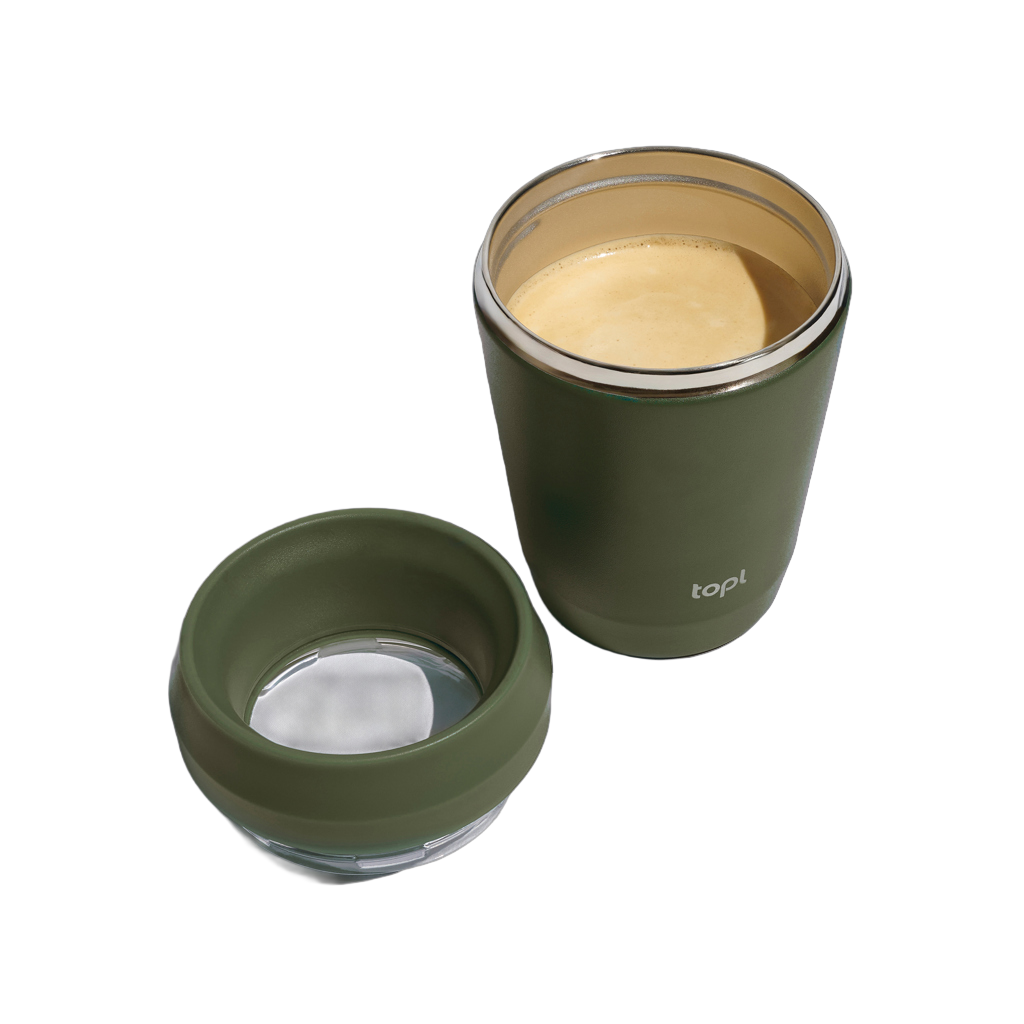 Topl Recycled Steel To Go Tumbler Patented 360 Lid 235ml