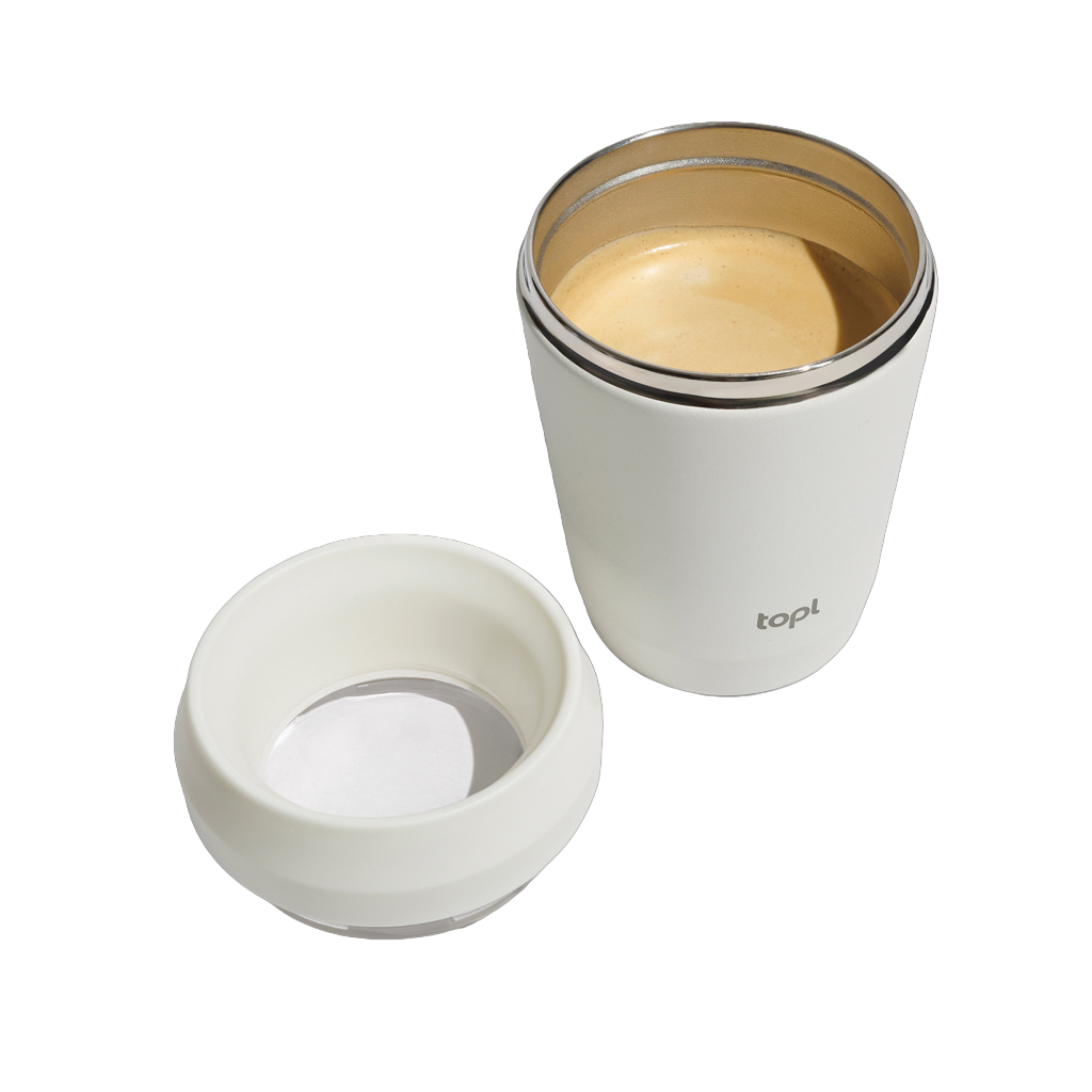 Topl Recycled Steel To Go Tumbler Patented 360 Lid 235ml