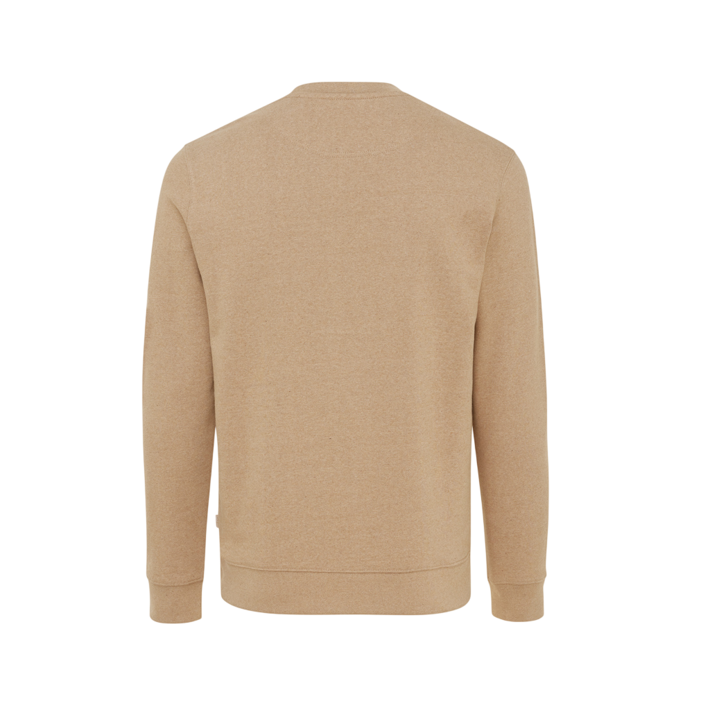 IQONIQ Denali recycled cotton crew neck undyed