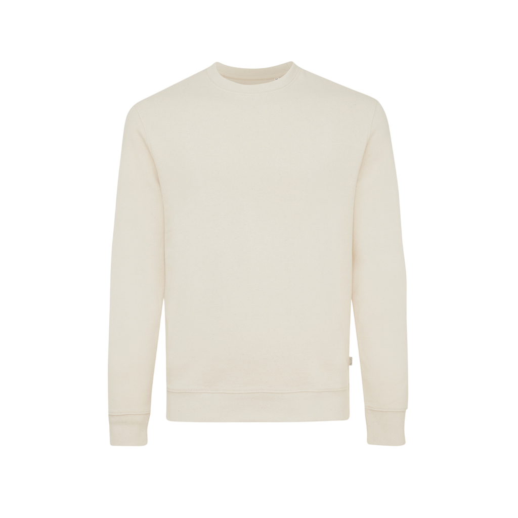IQONIQ Denali recycled cotton crew neck undyed