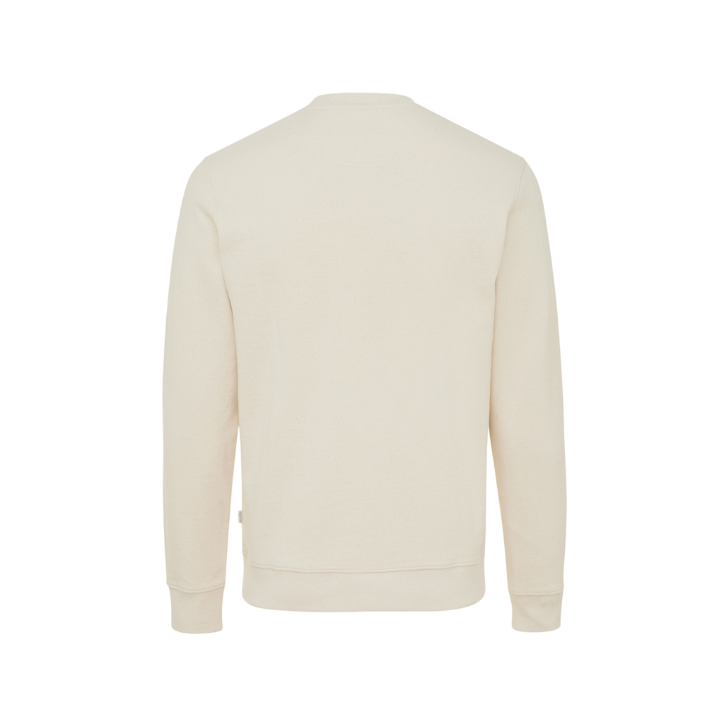 IQONIQ Denali recycled cotton crew neck undyed